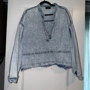 VICI Light Blue Denim Pullover